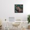 Stupell Industries Fashionable Leopard in Jungle Floating Frame, design by Petal Prints Design